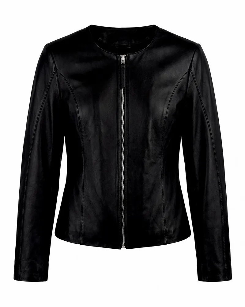 St. Emile Lederjacke  schwarz Schwarz