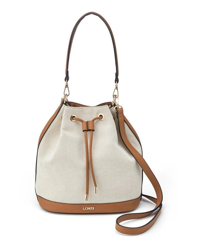 L.CREDI Beuteltasche Rea L.Credi beige Beige