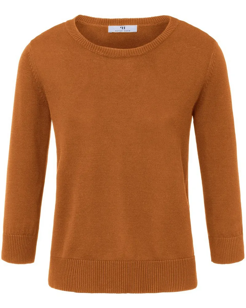 Peter Hahn Rundhals-Pullover aus 100% SUPIMA®-­Baumwolle  braun Braun