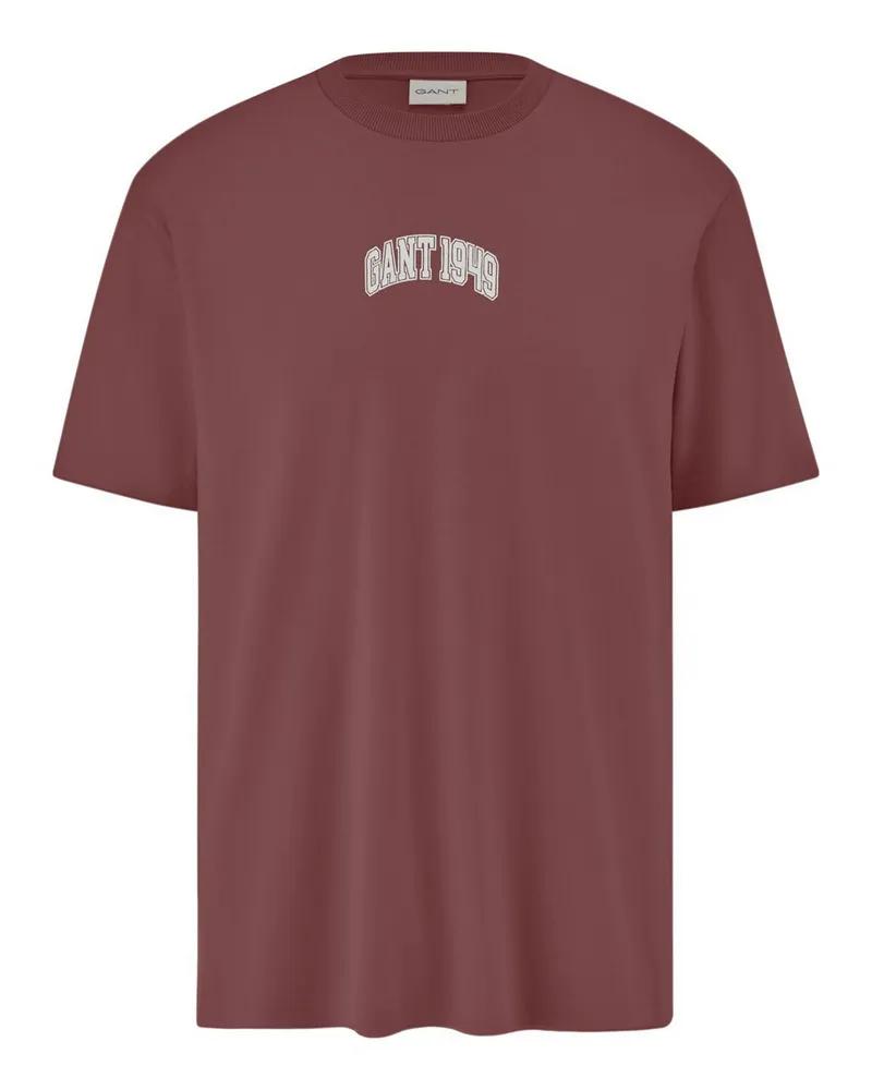 Gant Rundhals-Shirt  braun Braun