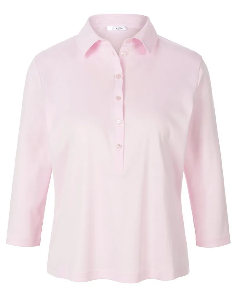 Efixelle Polo-Shirt 3/4-Arm  rosé Rosé