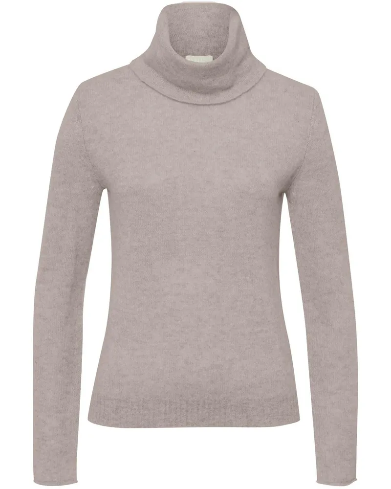 Include Pullover lockerem Rollkragen  beige Beige
