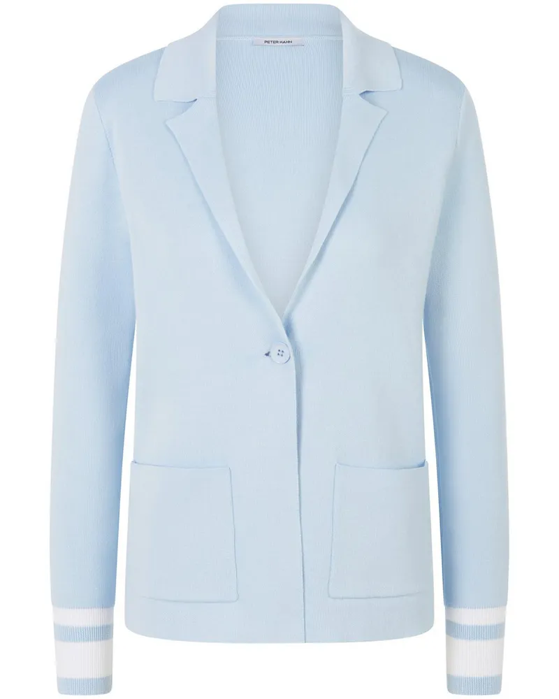 Peter Hahn Strickblazer  blau Blau