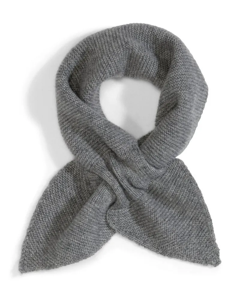 Peter Hahn Strickschal  grau Grau
