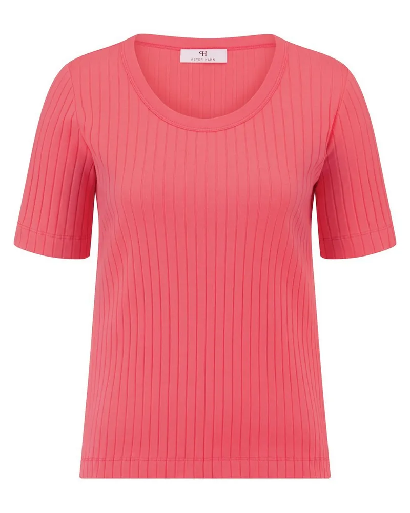 Peter Hahn Rundhals-Shirt  rot Rot