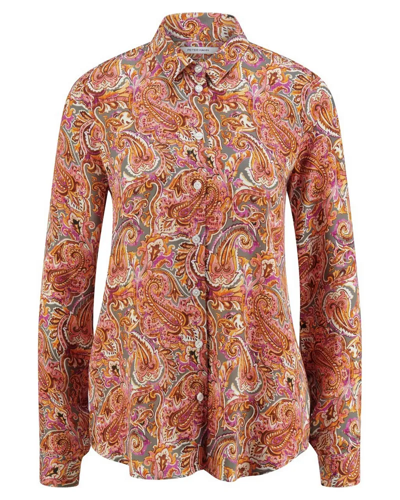 Peter Hahn Bluse  grau Grau