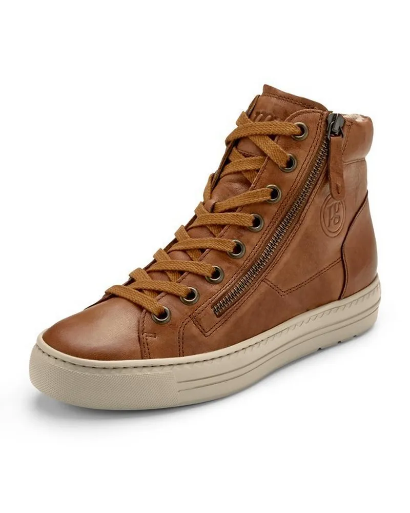 paul green Knöchelhoher Sneaker  braun Braun