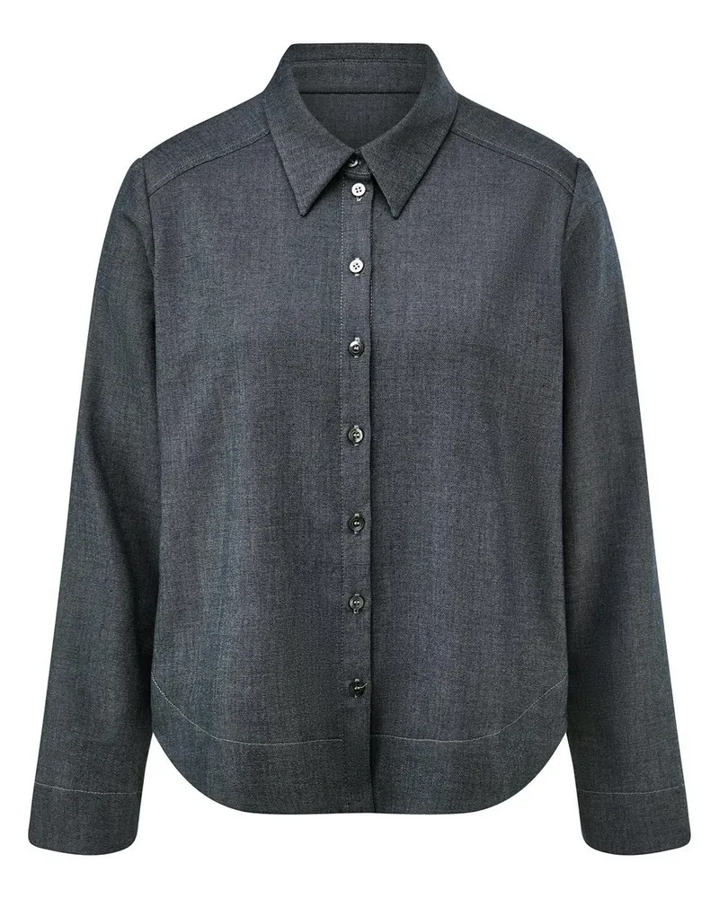 Peter Hahn Bluse  blau Blau