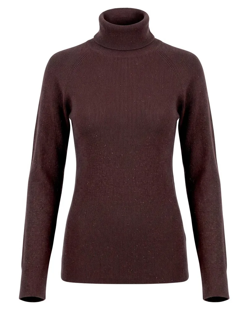St. Emile Rollkragen-Pullover  braun Braun