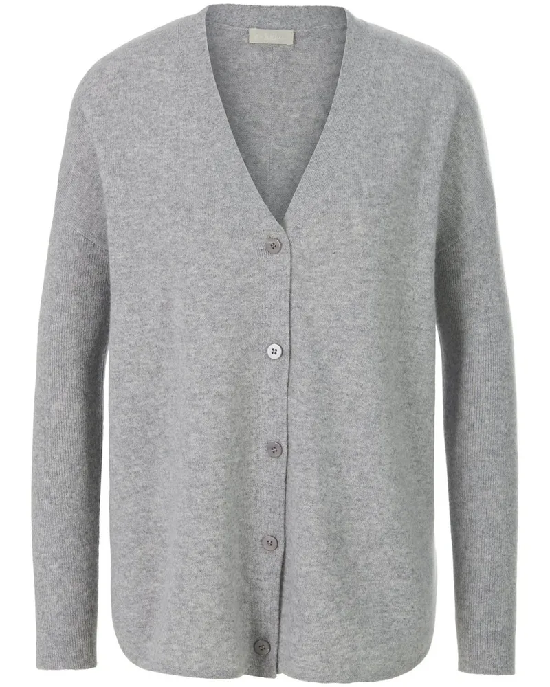 Include Strickjacke aus Schurwolle und Kaschmir  grau Grau