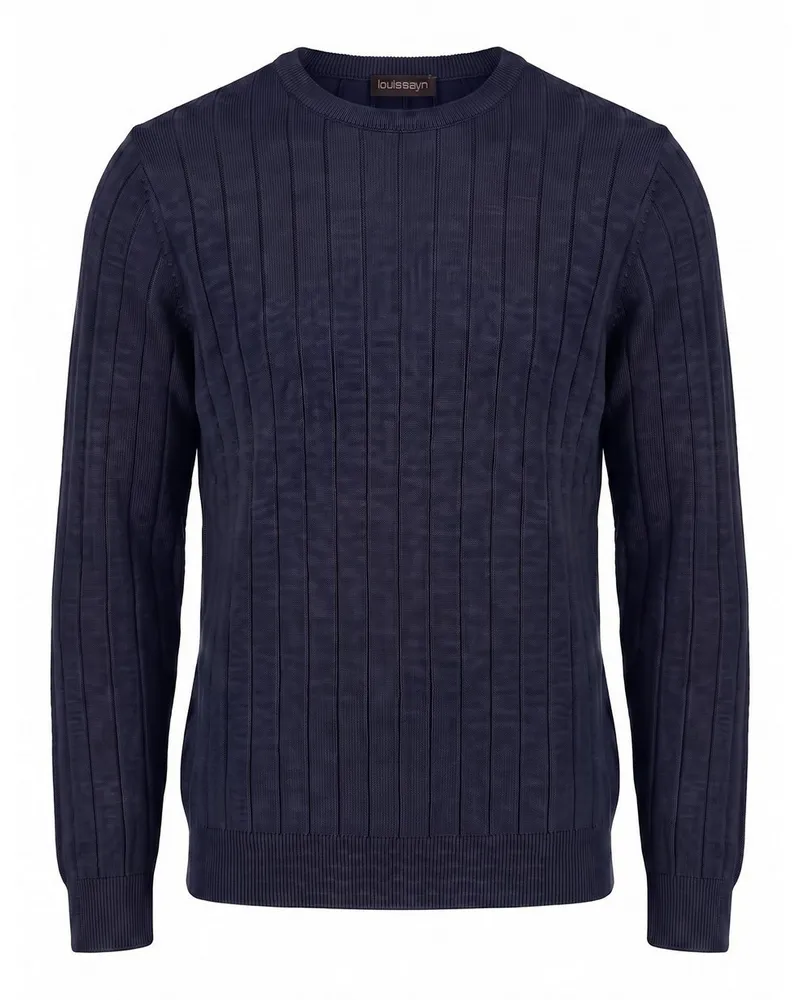Louis Sayn Rundhals-Pullover  blau Blau