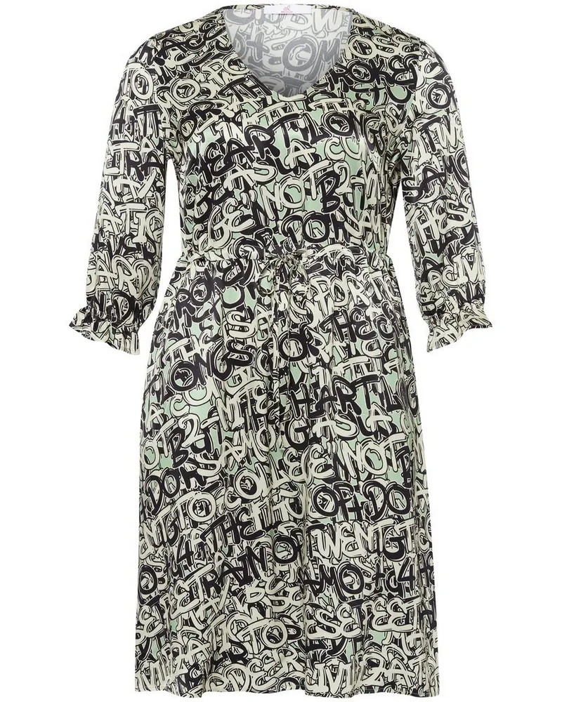 Emilia Lay Kleid V-Ausschnitt  mehrfarbig Mehrfarbig