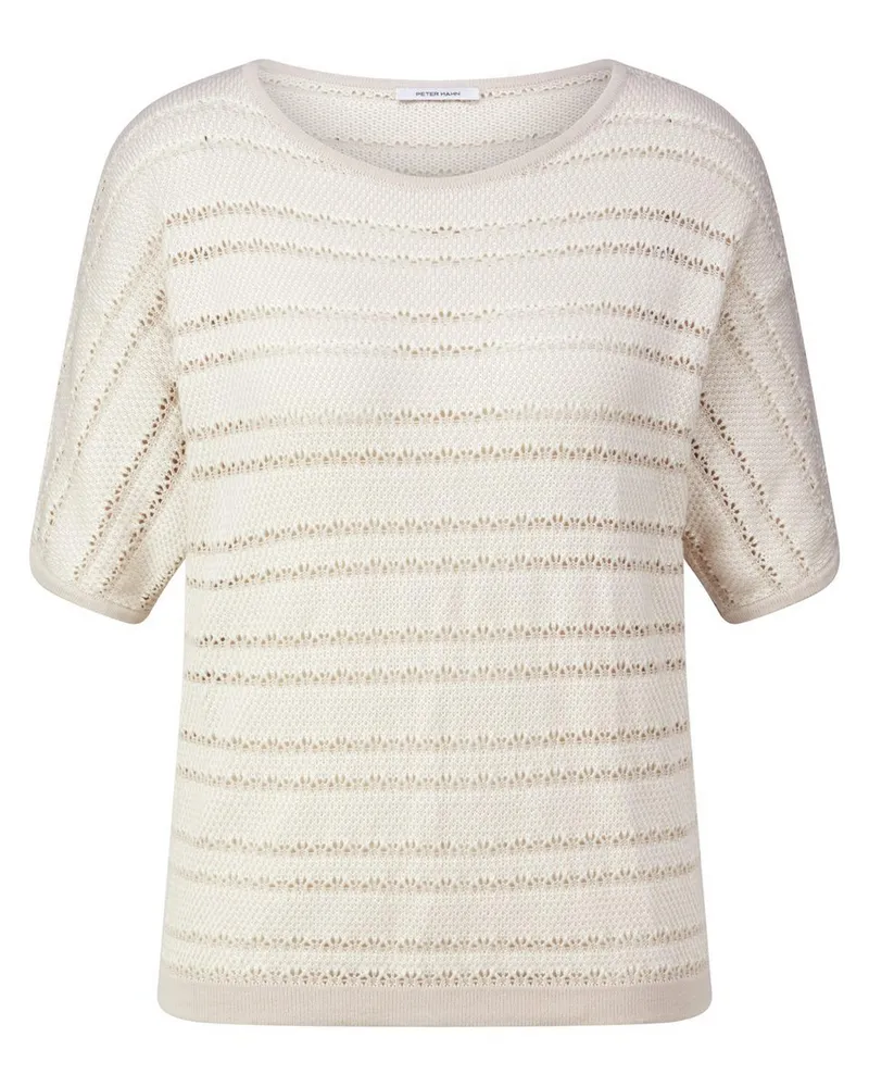 Peter Hahn Rundhals-Pullover  beige Beige