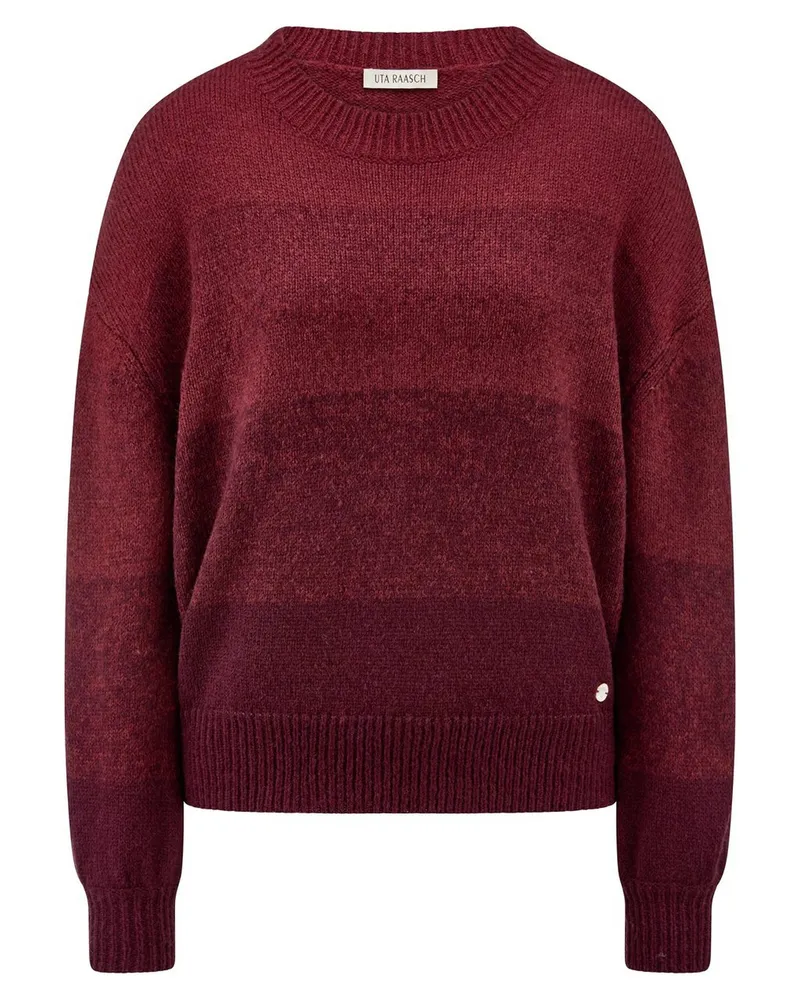 UTA RAASCH Rundhals-Pullover  rot Rot