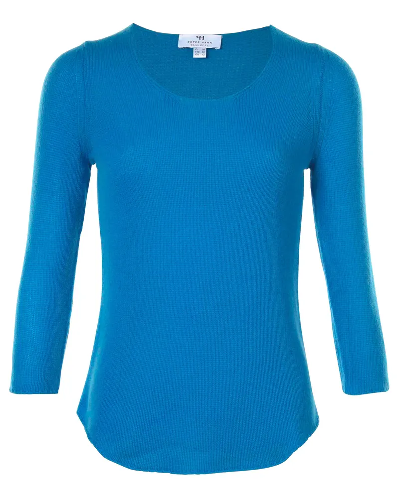 Peter Hahn Pullover aus 100% Premium-Kaschmir  Cashmere blau Blau