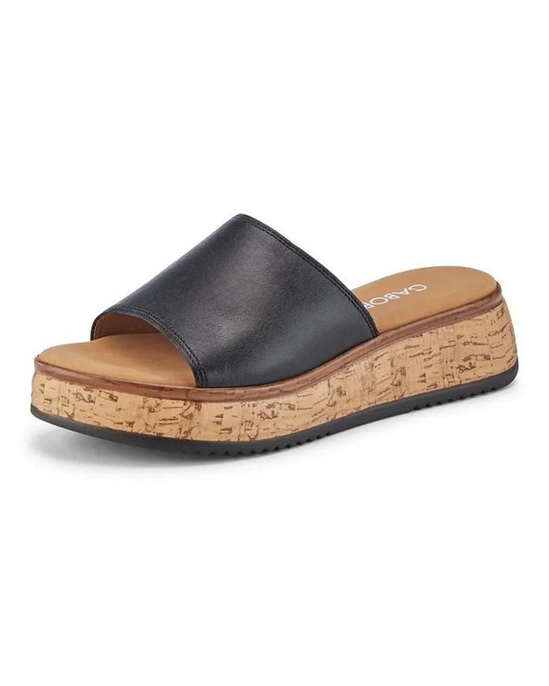 Gabor Plateau-Pantolette  Comfort schwarz Schwarz