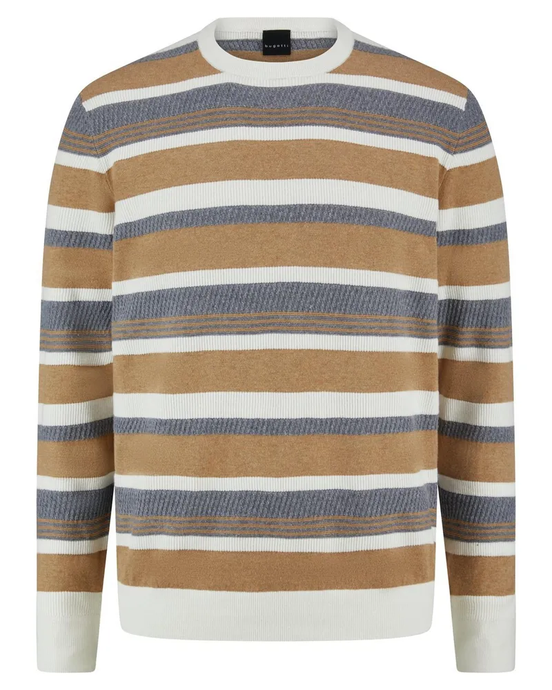 Bugatti Rundhals-Pullover  beige Beige