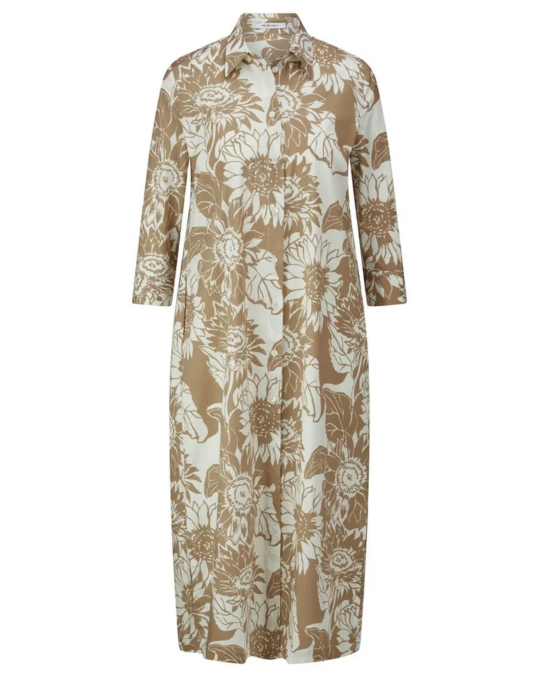 Peter Hahn Kleid 3/4-Arm  beige Beige