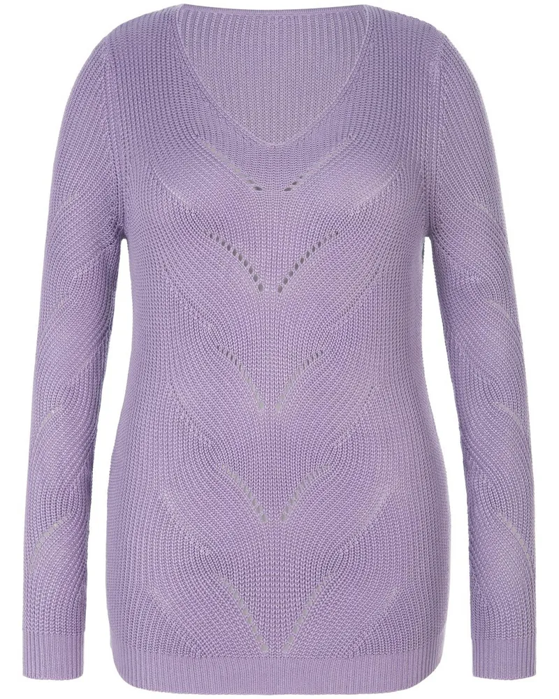 Anna Aura V-Pullover  lila Lila