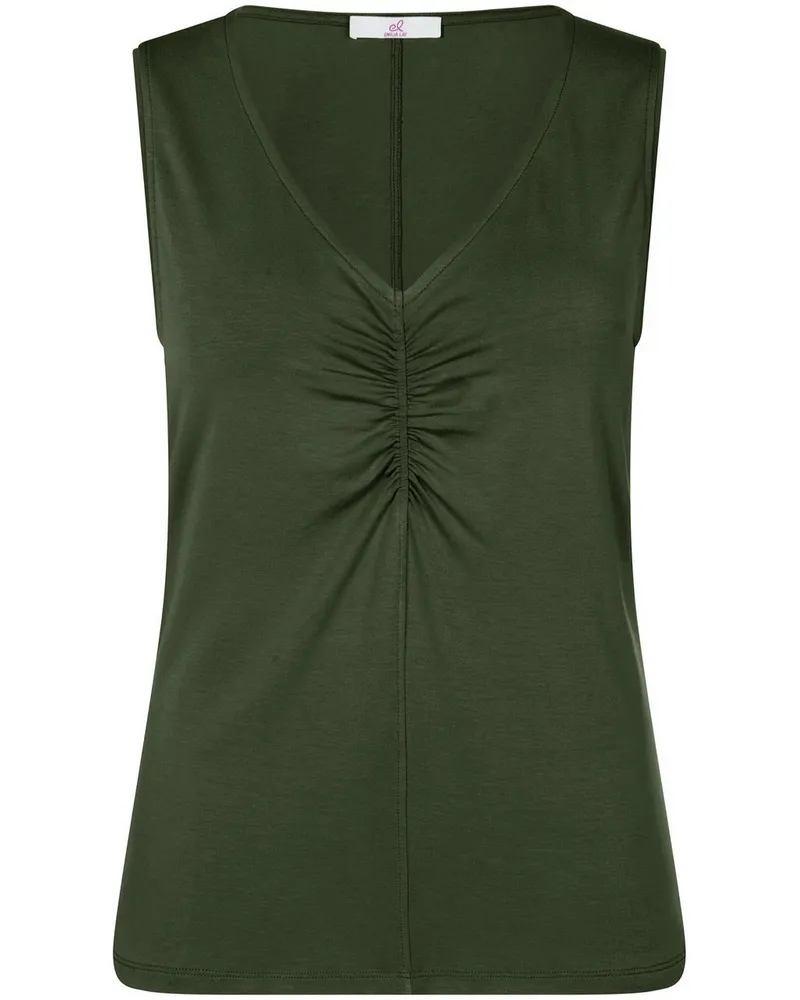 Emilia Lay Top V-Ausschnitt  grün Grün
