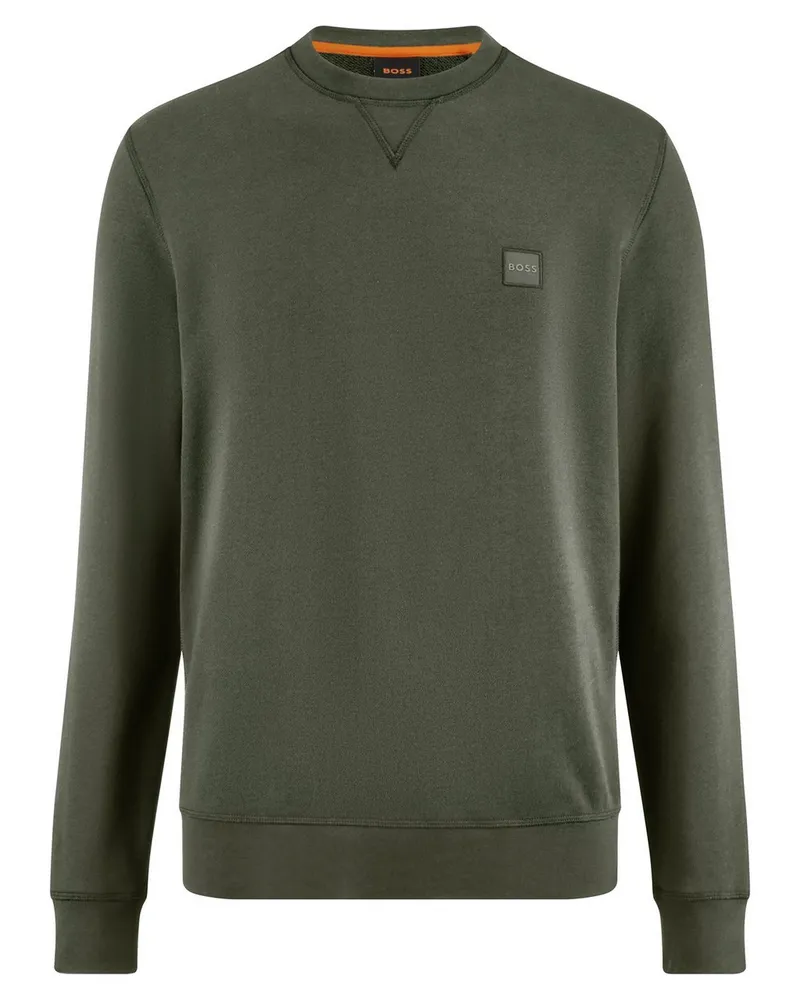 HUGO BOSS Sweatshirt  grün Grün