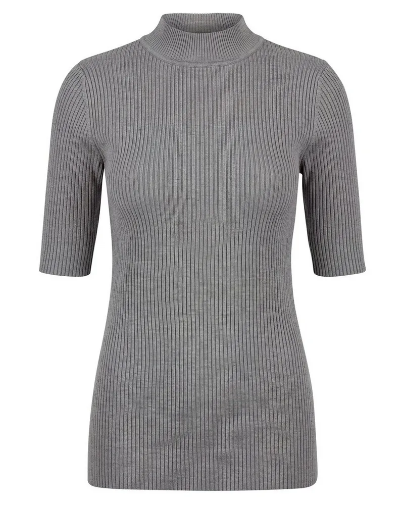 MARC AUREL Pullover Stehkragen  grau Grau