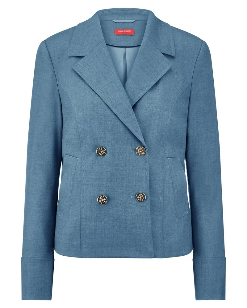 Laura Biagiotti Kurzblazer  blau Blau
