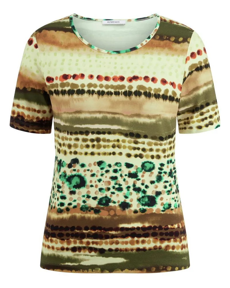Peter Hahn Rundhals-Shirt  grün Grün