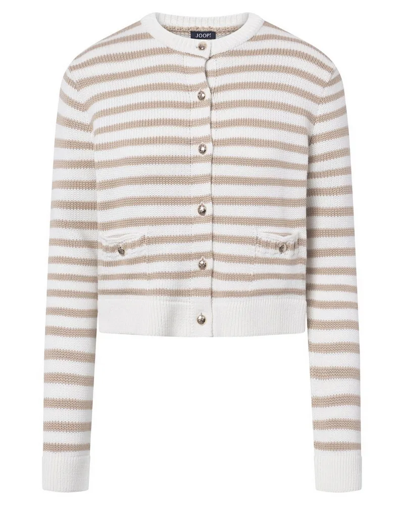 JOOP! Strickjacke  weiss Weiss
