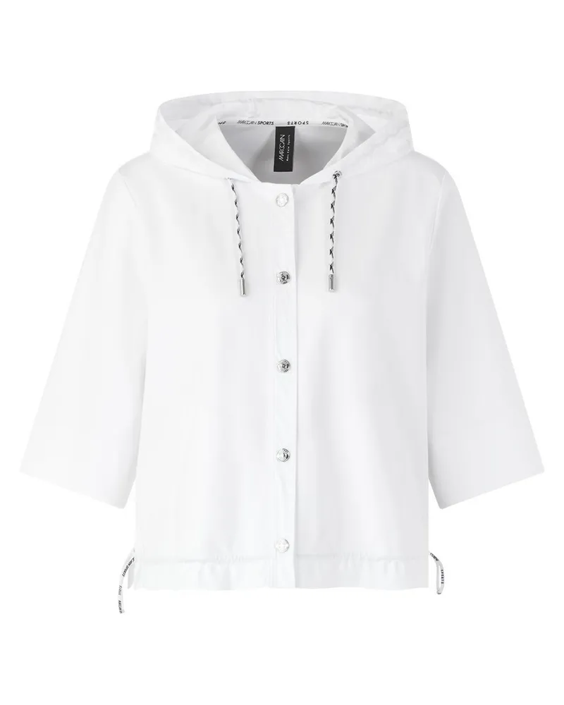 Marc Cain Kapuzen-Sweatjacke  weiss Weiss