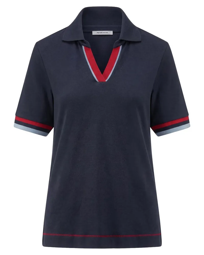 Peter Hahn Polo-Shirt  blau Blau