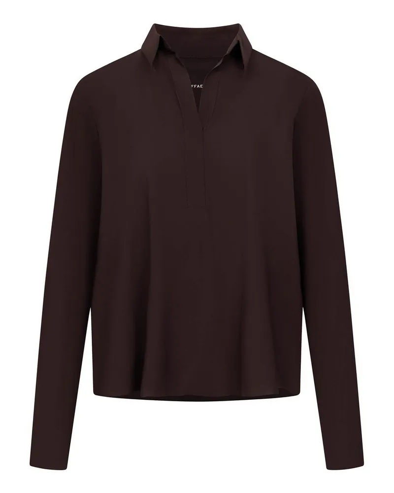 RAFFAELLO ROSSI  Shirt offenem Kragen  lila Lila