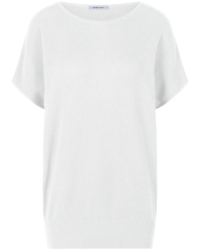 Peter Hahn Rundhals-Pullover aus 100% SUPIMA®-Baumwolle  weiss Weiss