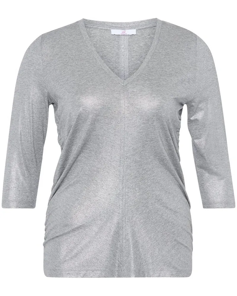 Emilia Lay V-Shirt 3/4-Arm  grau Grau