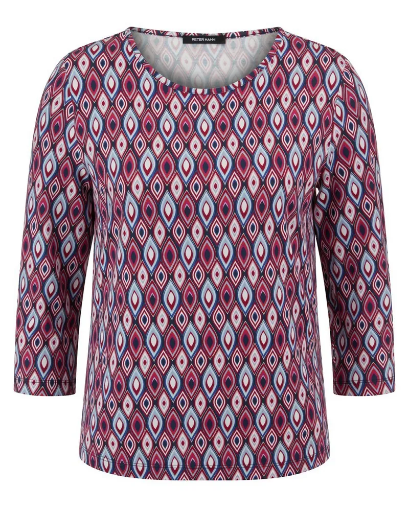 Peter Hahn Rundhals-Shirt 3/4-Arm  mehrfarbig Mehrfarbig