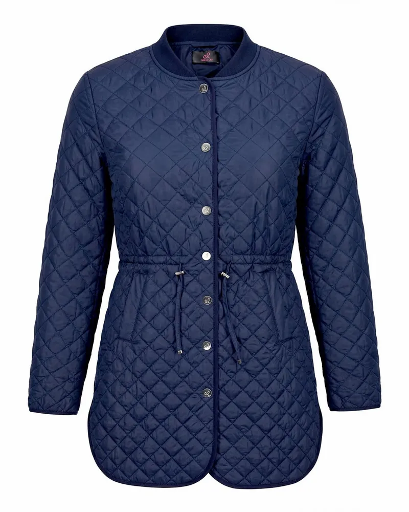 Emilia Lay Steppmantel  blau Blau