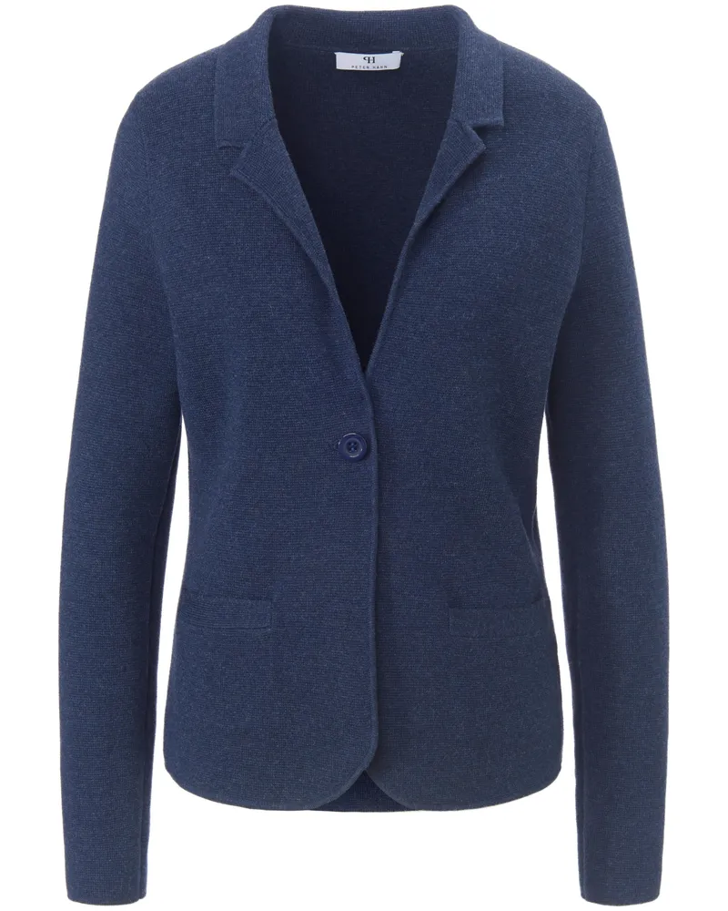 Peter Hahn Strickblazer  blau Blau