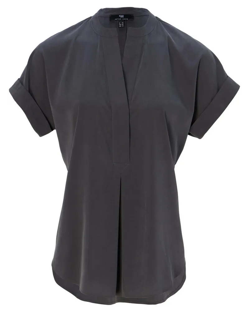 Peter Hahn Shirt-Bluse  grau Grau