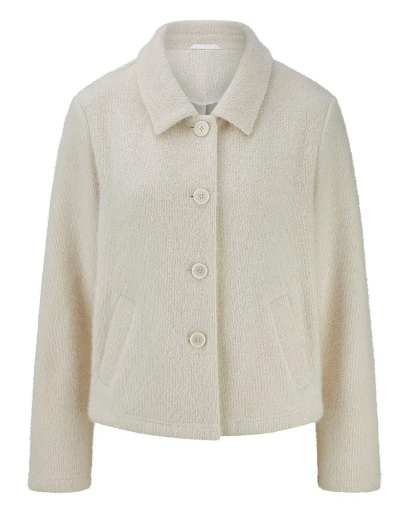 Peter Hahn Jersey-Jacke  weiss Weiss