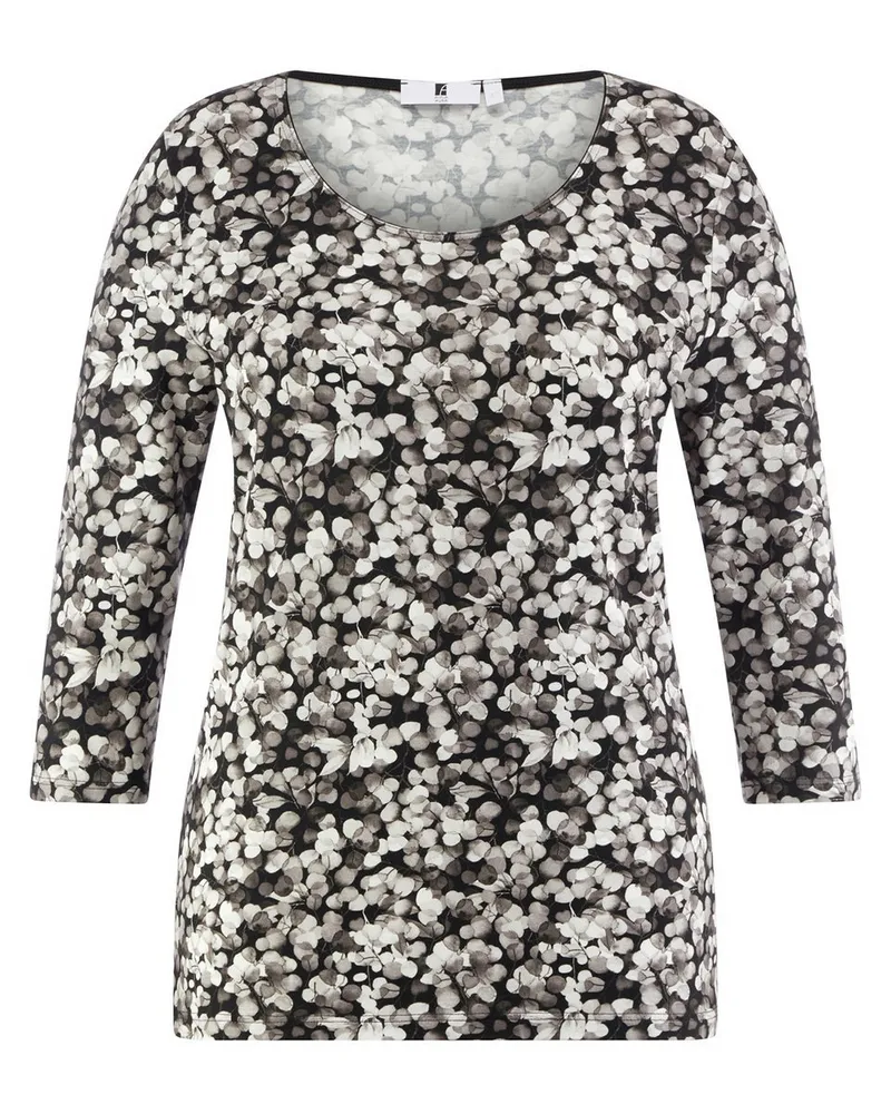 Anna Aura Rundhals-Shirt 3/4-Arm  schwarz Schwarz