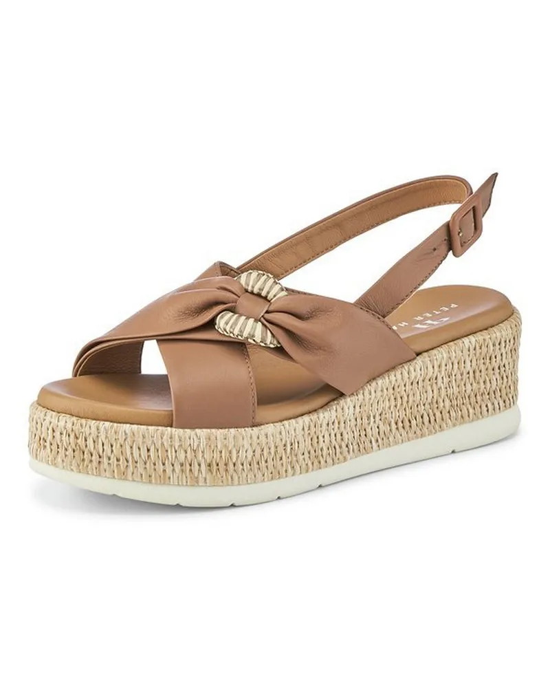 Peter Hahn Plateau-Sandale  braun Braun