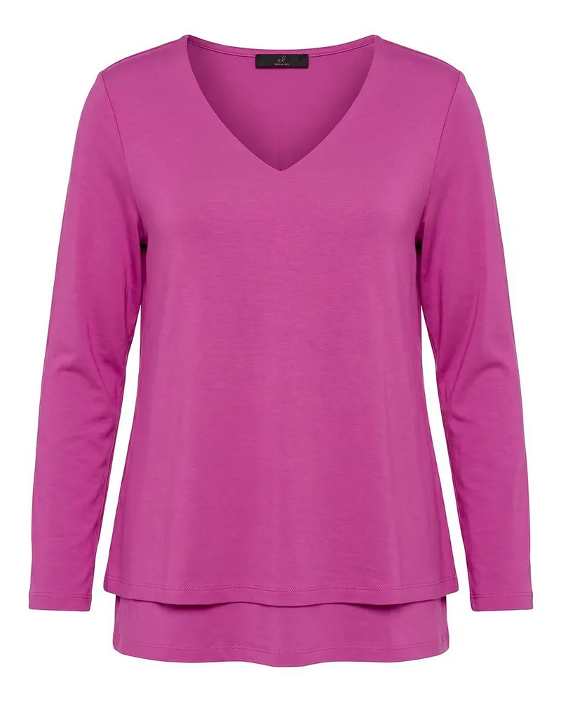 Emilia Lay V-Shirt  pink Pink