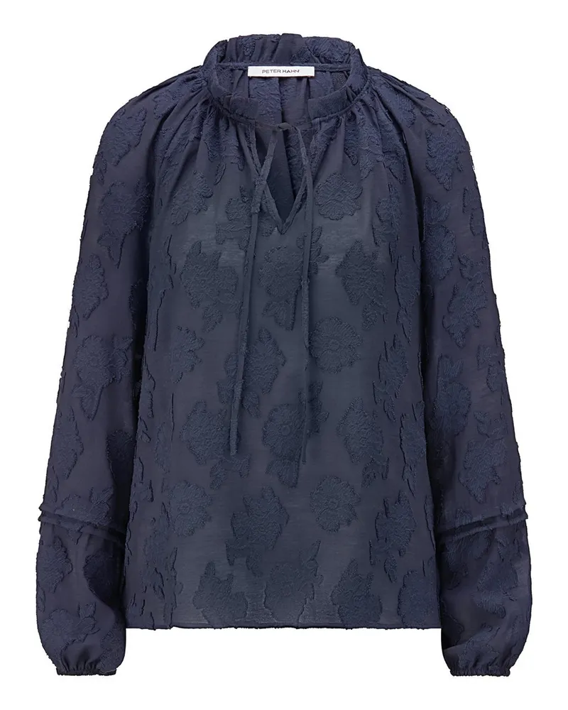 Peter Hahn Bluse  blau Blau