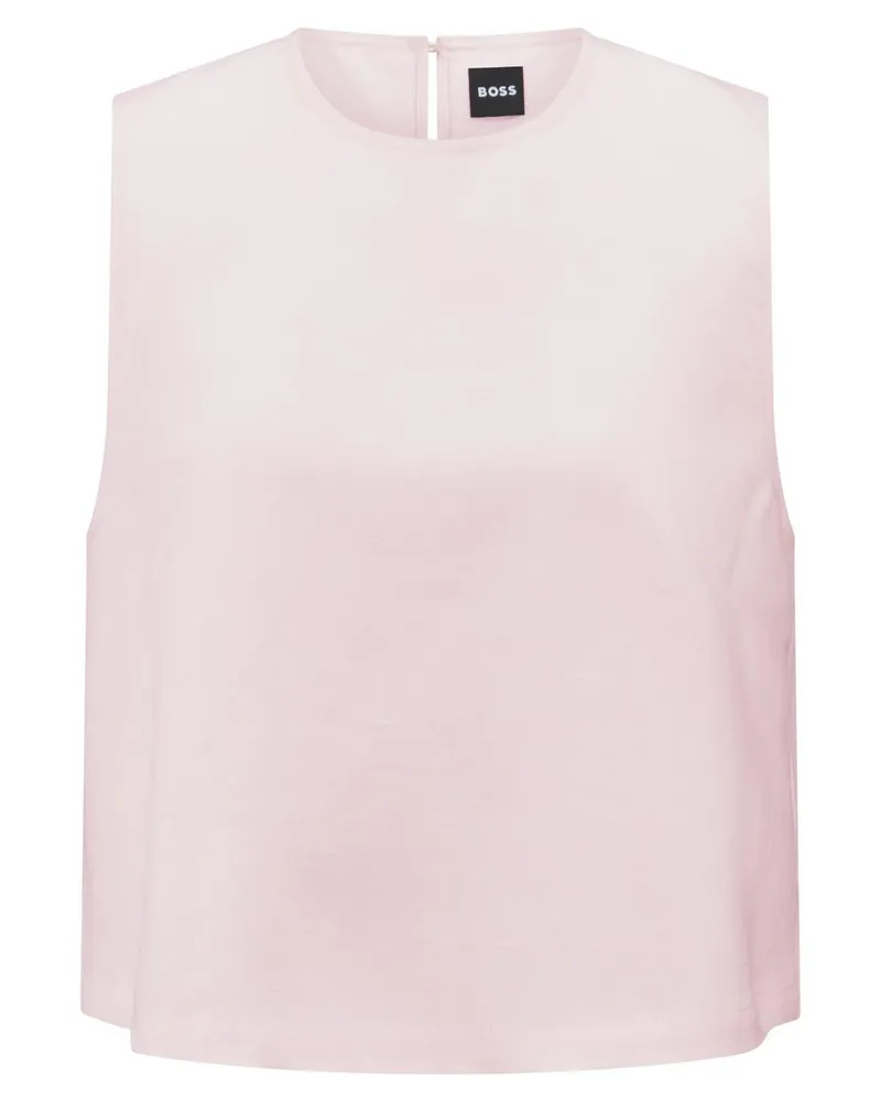 HUGO BOSS Ärmellose Bluse Bliny  rosé Rosé