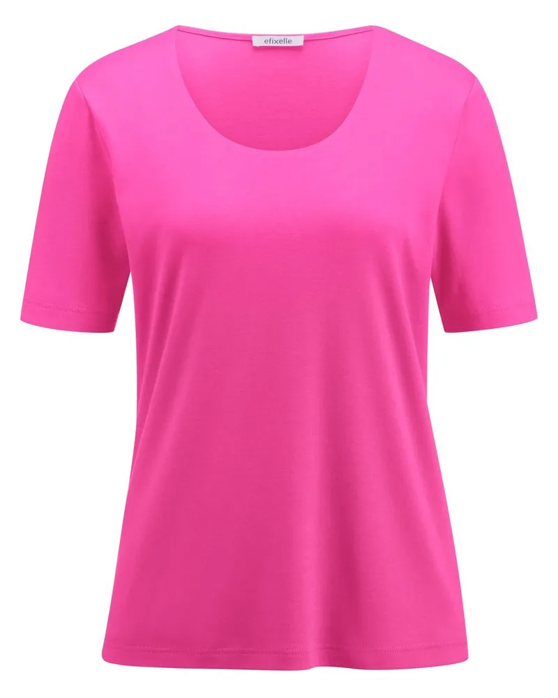 Efixelle Rundhals-Shirt  pink Pink