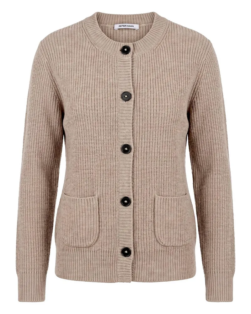 Peter Hahn Strickjacke  beige Beige