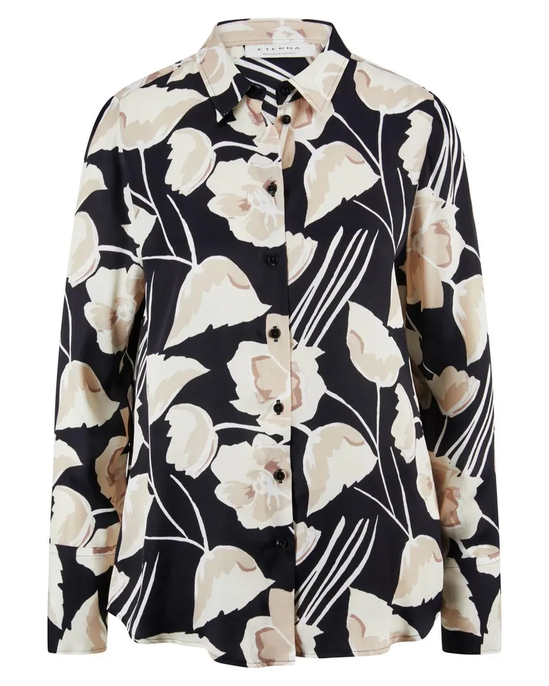 Eterna Bluse  schwarz Schwarz