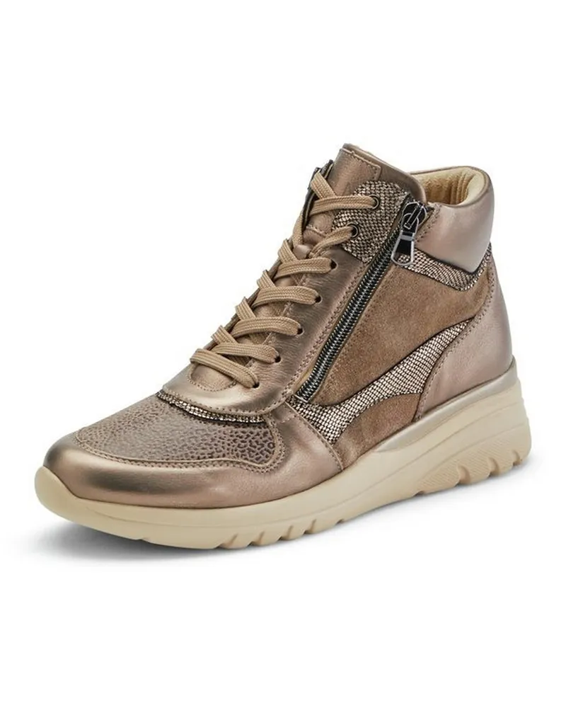 Waldläufer Schnür-Stiefelette Carla Bungeez beige Beige