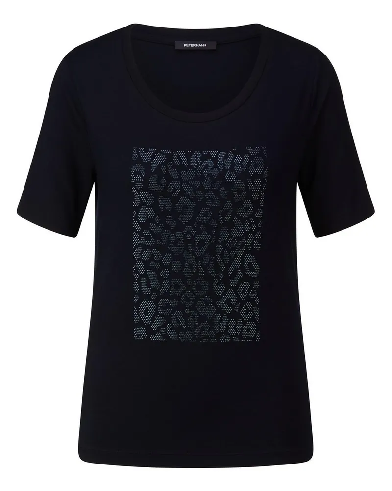 Peter Hahn Rundhals-Shirt  blau Blau