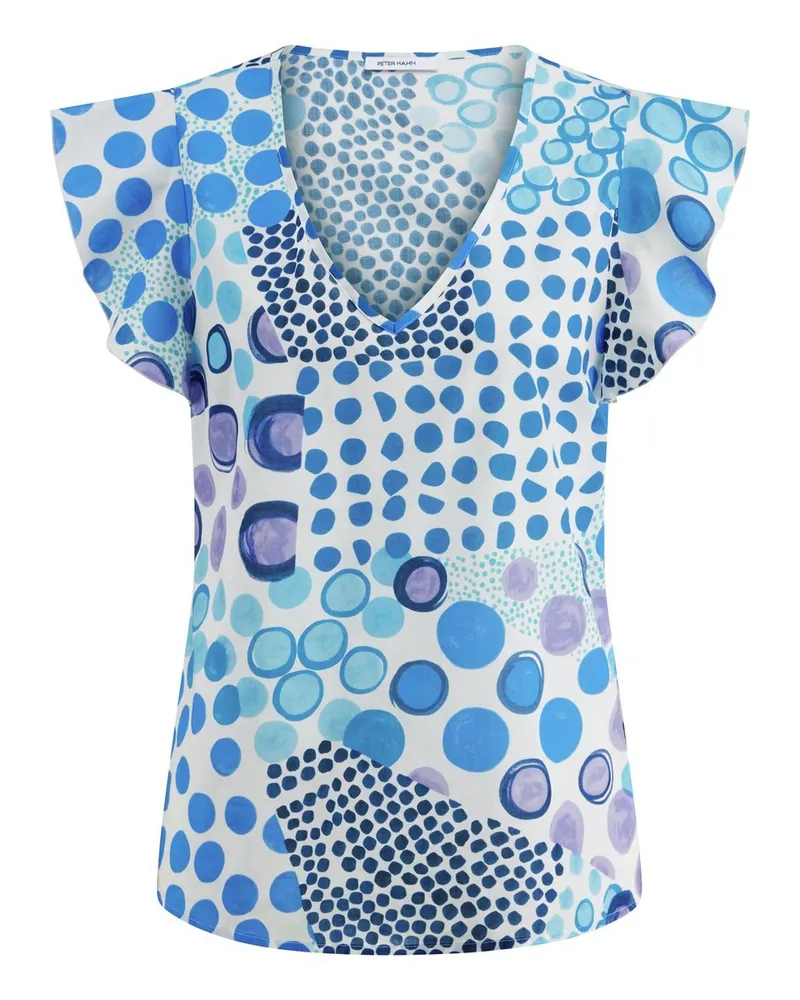 Peter Hahn Bluse  blau Blau